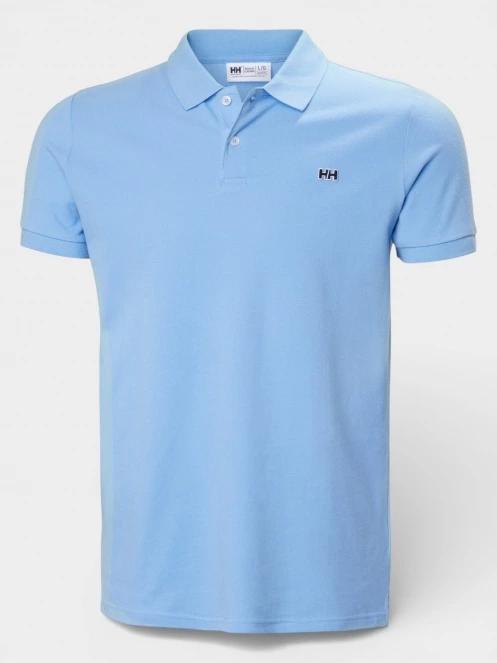Helly Hansen Hudson Polo férfi galléros póló világoskék színben 6