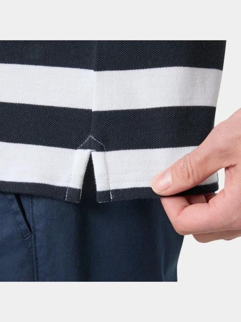 Helly Hansen Toulon Graphic Polo férfi galléros póló sötétkék színben 4