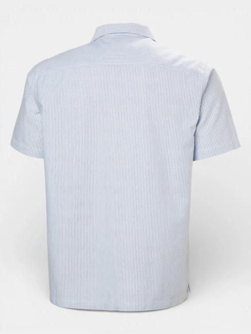 Helly Hansen Shore Ss Shirt férfi rövid ujjú ing világoskék színben 7