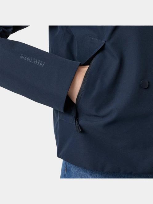 Helly Hansen W Avenue Short Trench női ballonkabát sötétkék színben 6
