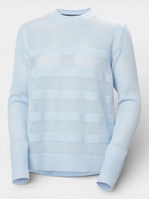 Helly Hansen W Portofino Knit Sweater női kötött pulóver világoskék színben 5