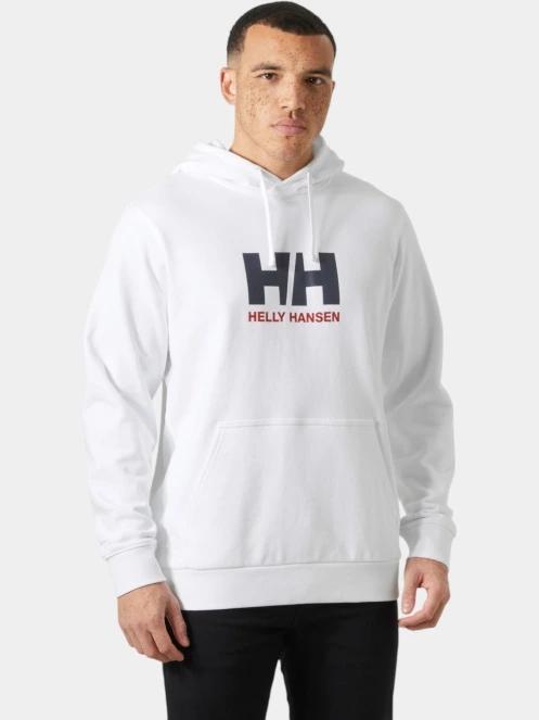 Helly Hansen Hh Logo Hoodie 3.0 férfi kapucnis pulóver fehér színben 2