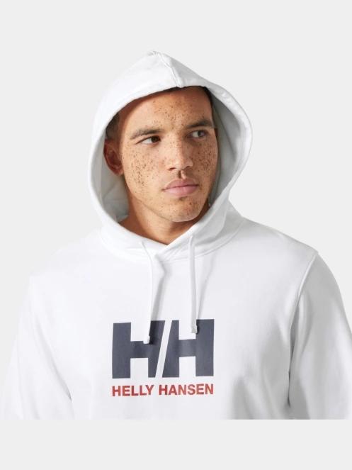 Helly Hansen Hh Logo Hoodie 3.0 férfi kapucnis pulóver fehér színben 4