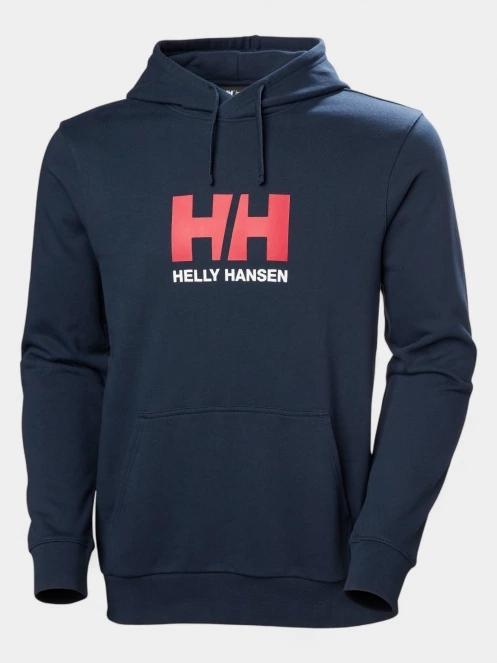 Helly Hansen Hh Logo Hoodie 3.0 férfi kapucnis pulóver sötétkék színben 6