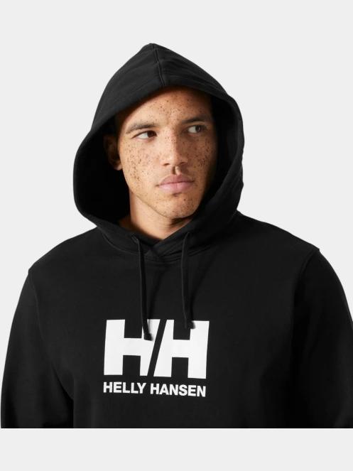 Helly Hansen Hh Logo Hoodie 3.0 férfi kapucnis pulóver fekete színben 4