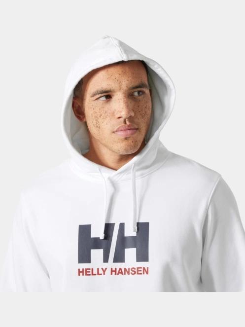 Helly Hansen Hh Logo Hoodie 3.0 férfi kapucnis pulóver fehér színben 5