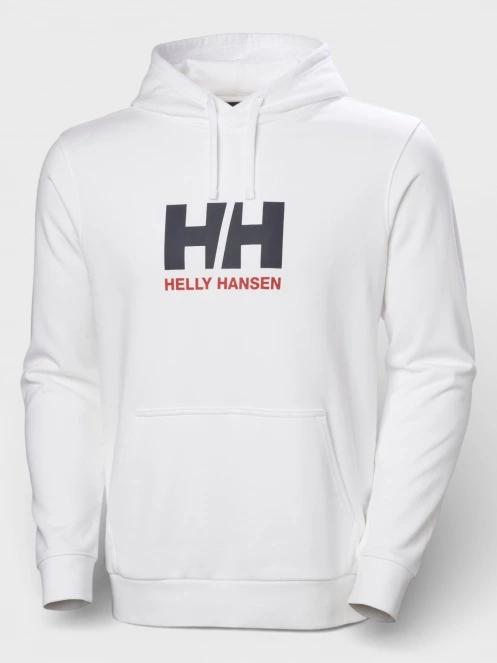 Helly Hansen Hh Logo Hoodie 3.0 férfi kapucnis pulóver fehér színben 6