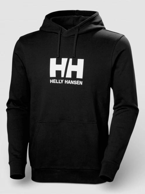 Helly Hansen Hh Logo Hoodie 3.0 férfi kapucnis pulóver fekete színben 6