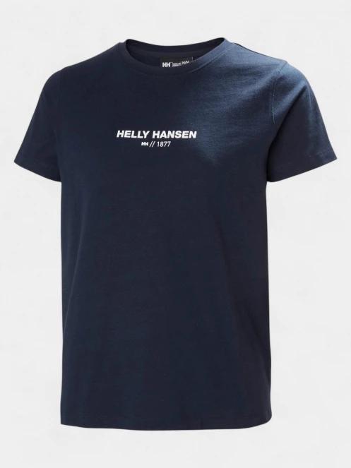 Helly Hansen W Core T-Shirt 2.0 női rövid ujjú póló sötétkék színben 5