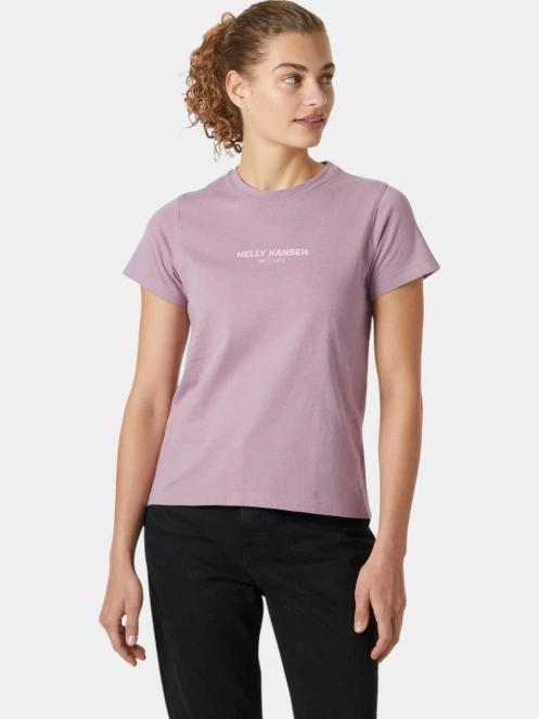 Helly Hansen W Core T-Shirt 2.0 női rövid ujjú póló lila színben 2