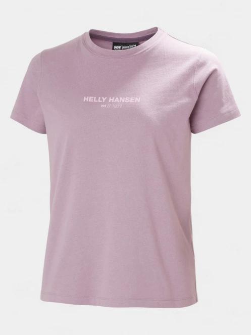 Helly Hansen W Core T-Shirt 2.0 női rövid ujjú póló lila színben 5