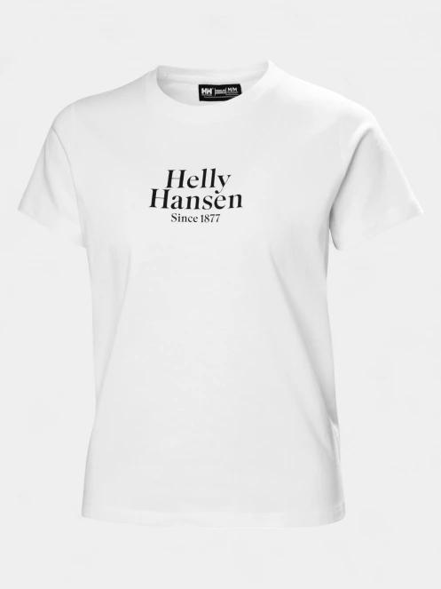 Helly Hansen W Core Graphic T-Shirt 2.0 női rövid ujjú póló fehér színben 5