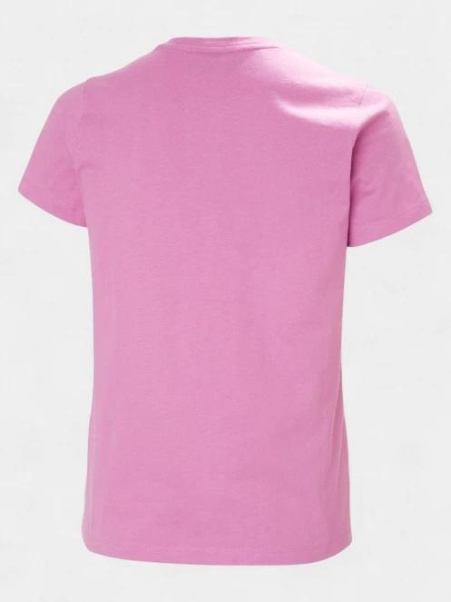 Helly Hansen W Core Graphic T-Shirt 2.0 női rövid ujjú póló magenta színben 6