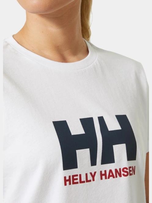 Helly Hansen W Hh Logo T-Shirt 3.0 női rövid ujjú póló fehér színben 4