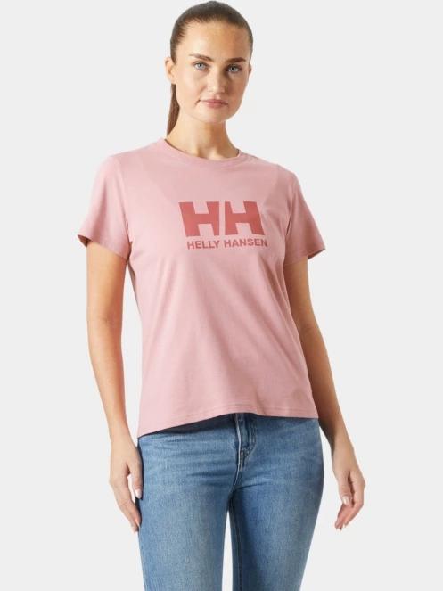 Helly Hansen W Hh Logo T-Shirt 3.0 női rövid ujjú póló rózsaszín színben 2