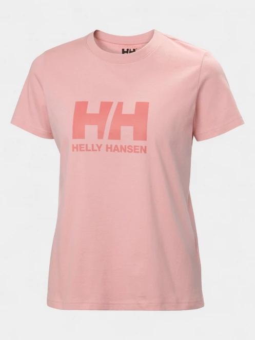 Helly Hansen W Hh Logo T-Shirt 3.0 női rövid ujjú póló rózsaszín színben 5