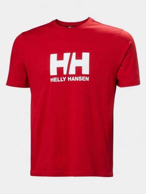 Helly Hansen Hh Logo T-Shirt 3.0 férfi rövid ujjú póló piros színben 5