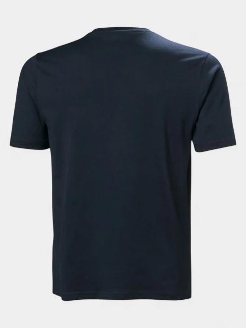 Helly Hansen Hh Logo T-Shirt 3.0 férfi rövid ujjú póló sötétkék színben 6