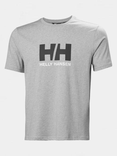 Helly Hansen Hh Logo T-Shirt 3.0 férfi rövid ujjú póló szürke színben 5