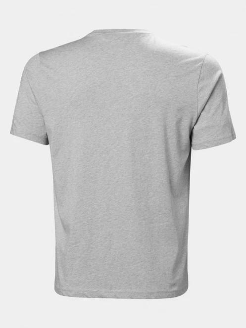 Helly Hansen Hh Logo T-Shirt 3.0 férfi rövid ujjú póló szürke színben 6
