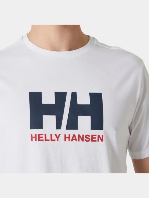 Helly Hansen Hh Logo T-Shirt 3.0 férfi rövid ujjú póló fehér színben 4