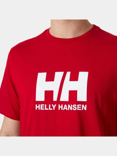 Helly Hansen Hh Logo T-Shirt 3.0 férfi rövid ujjú póló piros színben 4