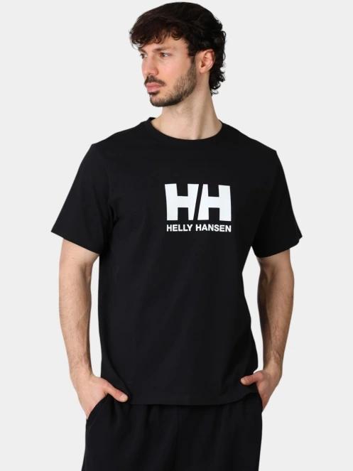 Helly Hansen Hh Logo T-Shirt 3.0 férfi rövid ujjú póló fekete színben 2