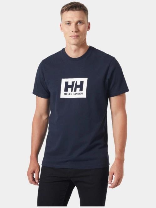 Helly Hansen Hh Box T 2.0 férfi rövid ujjú póló sötétkék színben 2