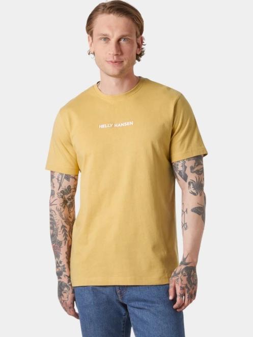 Helly Hansen Core T-Shirt 2.0 férfi rövid ujjú póló sárga színben 2