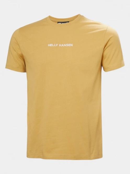 Helly Hansen Core T-Shirt 2.0 férfi rövid ujjú póló sárga színben 5