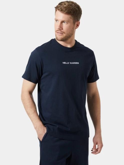 Helly Hansen Core T-Shirt 2.0 férfi rövid ujjú póló sötétkék színben 2