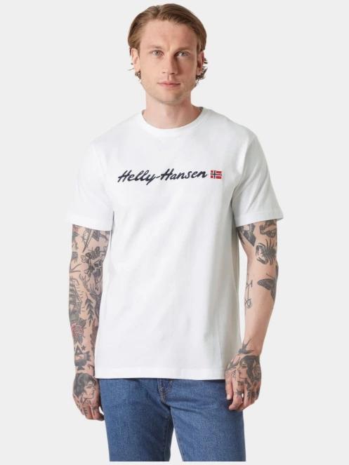 Helly Hansen Core Graphic T 2.0 férfi rövid ujjú póló fehér színben 2