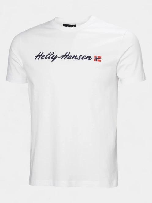 Helly Hansen Core Graphic T 2.0 férfi rövid ujjú póló fehér színben 5