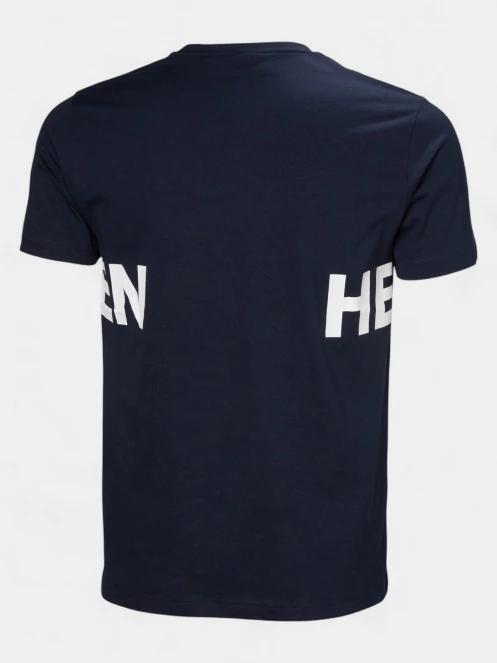 Helly Hansen Core Graphic T 2.0 férfi rövid ujjú póló sötétkék színben 6