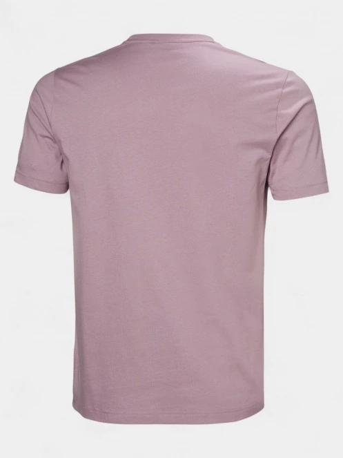 Helly Hansen Core Graphic T 2.0 férfi rövid ujjú póló lila színben 3
