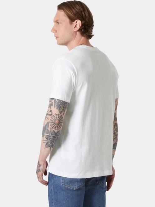 Helly Hansen Core Graphic T 2.0 férfi rövid ujjú póló fehér színben 3