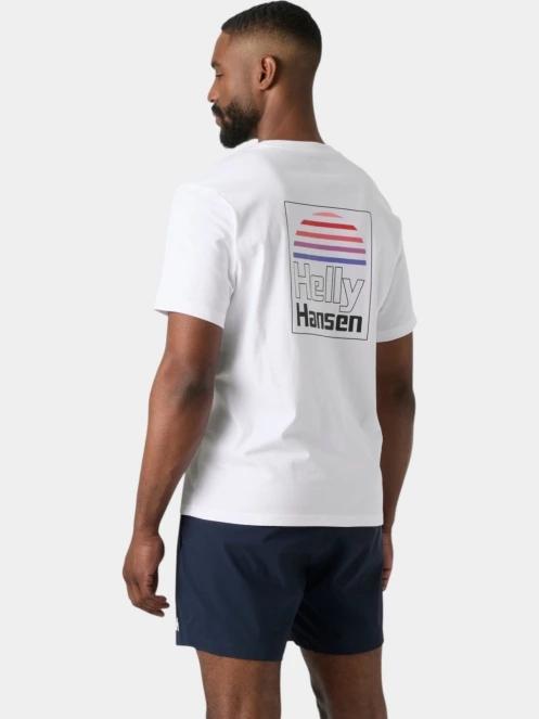 Helly Hansen Core Graphic T 2.0 férfi rövid ujjú póló fehér színben 3