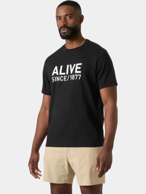 Helly Hansen Core Graphic T 2.0 férfi rövid ujjú póló fekete színben 2