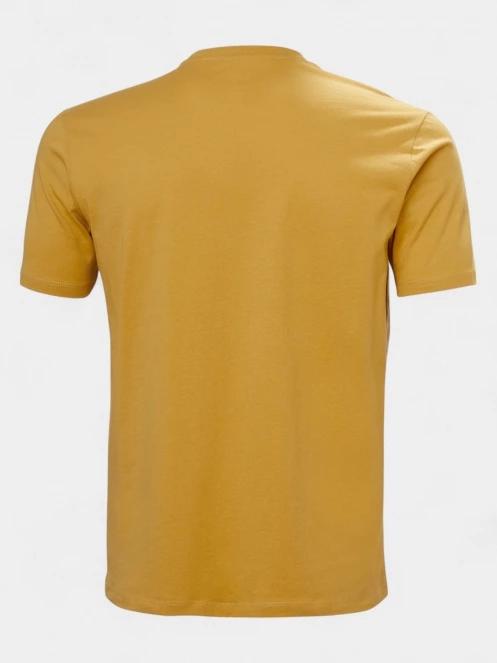 Helly Hansen Massif Graphic T-Shirt férfi rövid ujjú póló sárga színben 6
