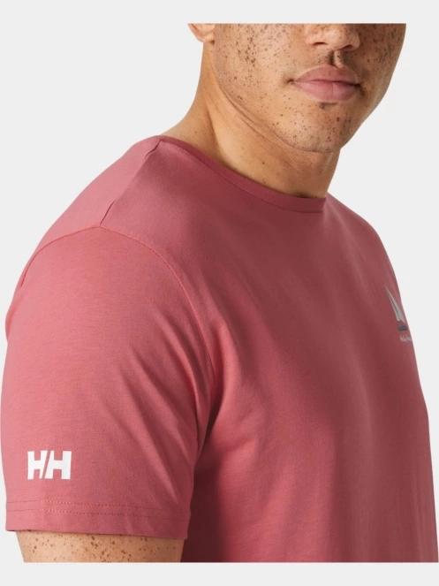 Helly Hansen Shoreline T-Shirt 3.0 férfi rövid ujjú póló piros színben 4