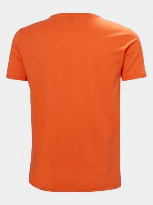 Helly Hansen Shoreline T-Shirt 3.0 férfi rövid ujjú póló narancssárga színben 6