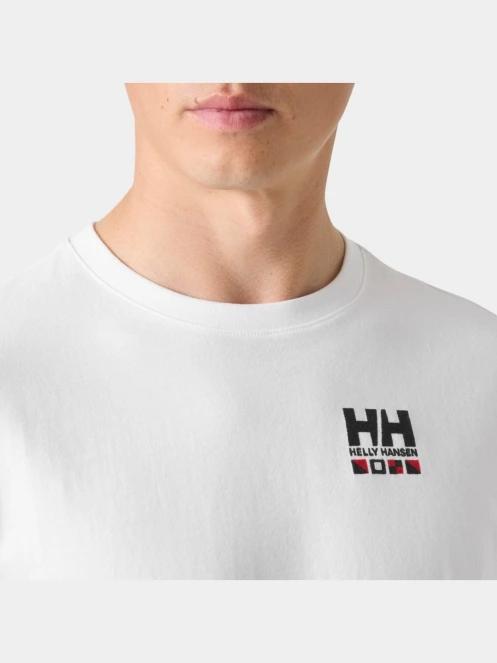 Helly Hansen Shoreline T-Shirt 3.0 férfi rövid ujjú póló fehér színben 4