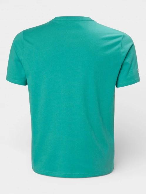 Helly Hansen Shoreline T-Shirt 3.0 férfi rövid ujjú póló zöld színben 6