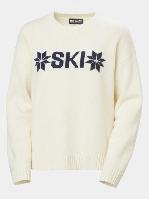 Helly Hansen W Bliss Ski Knit Sweater női pulóver fehér színben 6