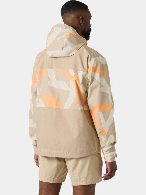 Helly Hansen Ace Graphic Rain Jacket férfi esőkabát homok színben 3
