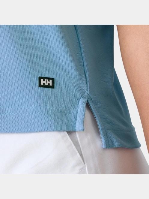 Helly Hansen W Portofino Polo női galléros póló világoskék színben 4