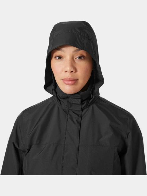 Helly Hansen W Aden Long Coat női esőkabát fekete színben 6