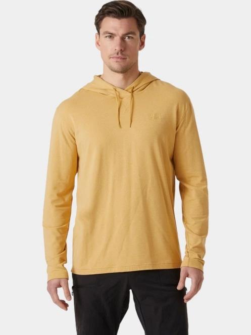 Helly Hansen Verglas Light Hoodie férfi kapucnis pulóver sárga színben 2