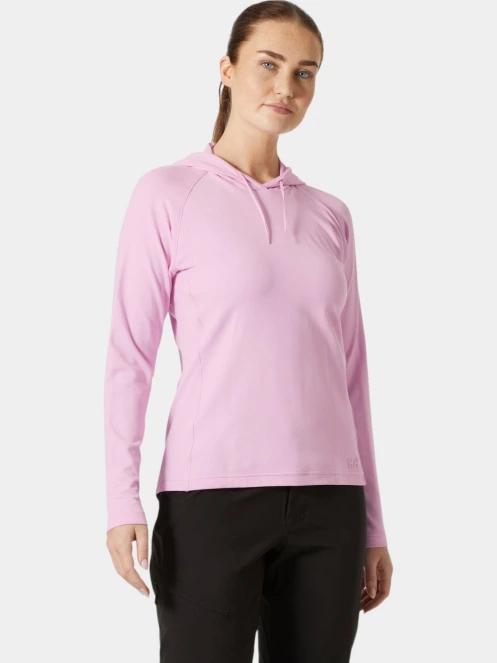 Helly Hansen W Verglas Light Hoodie női kapucnis pulóver rózsaszín színben 2