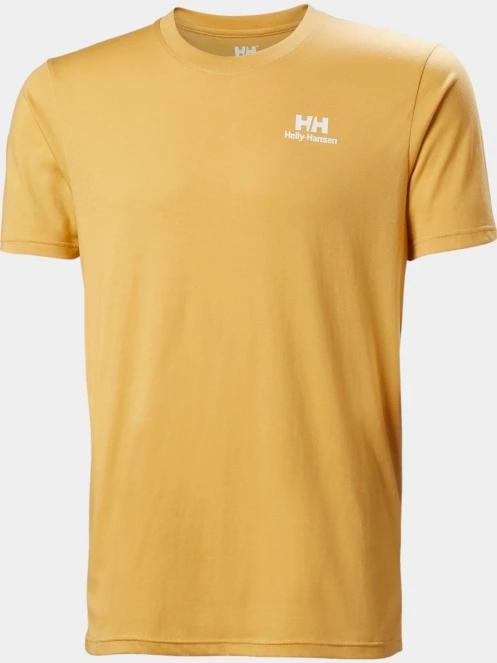 Helly Hansen Nord Graphic T-Shirt férfi rövid ujjú póló sárga színben 5